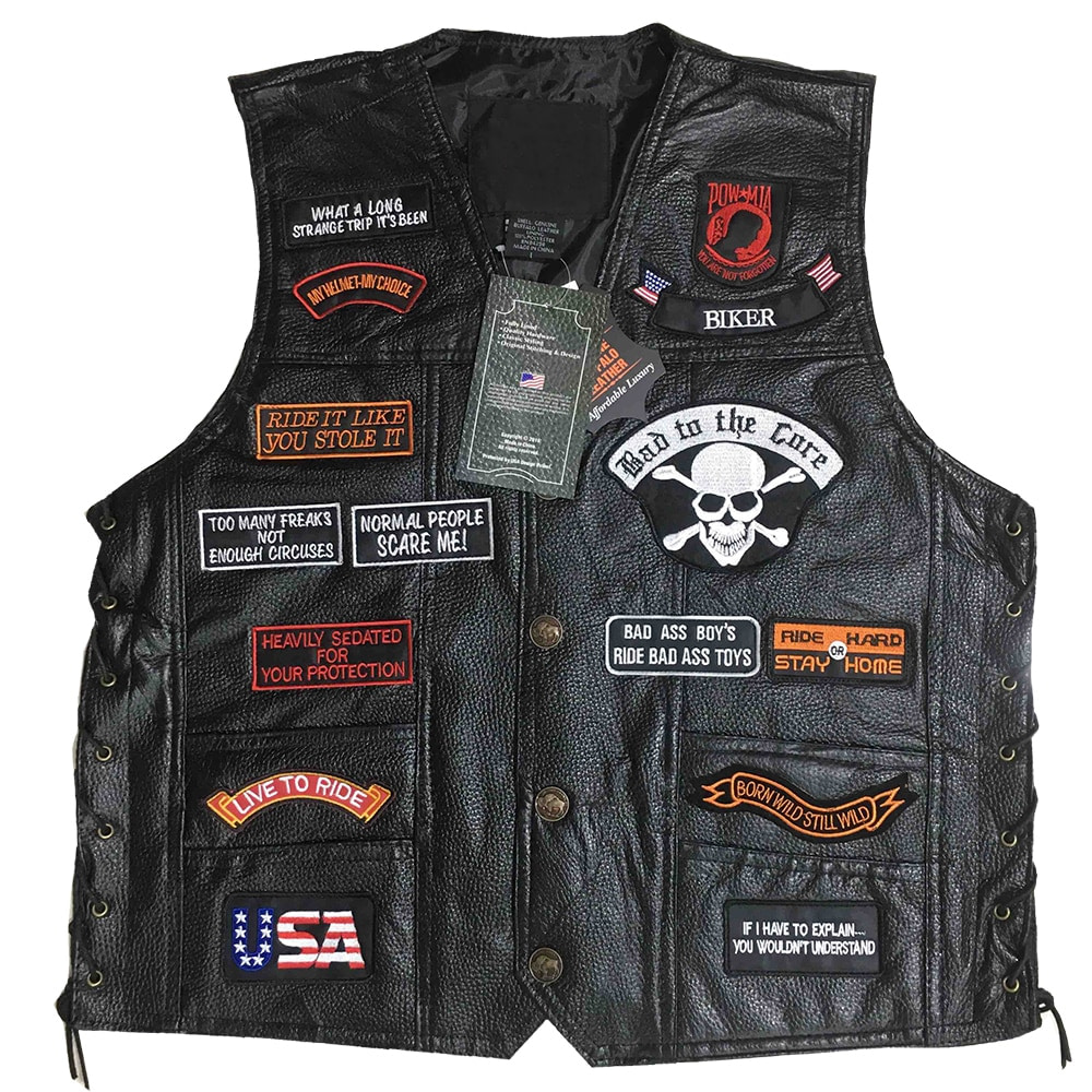 motorcycle sleeveless jacket